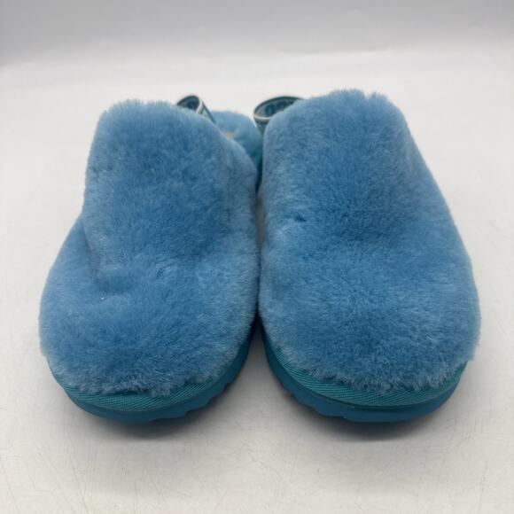UGG light blue size 6 FLUFF YEAH SLIDE SANDAL/SLIPPER NEW WITHOUT BOX - Picture 2 of 6